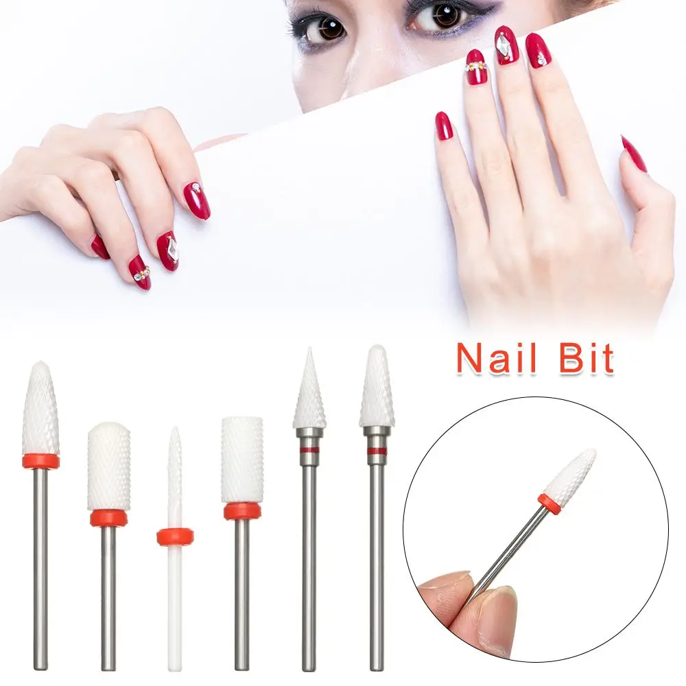 

Nail Drill Bits Ceramic Milling Cutters for Manicure Electric Pedicure Nail Removing Nail Gel Polish Nail Art Tools Accessories
