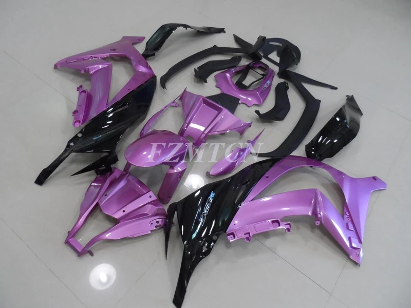 

New Fairing Kit Fit For JP Kawasaki Ninja ZX-10R 2011 2012 2013 2014 2015 Fairings Set High Quality ABS Plastic Black Purple