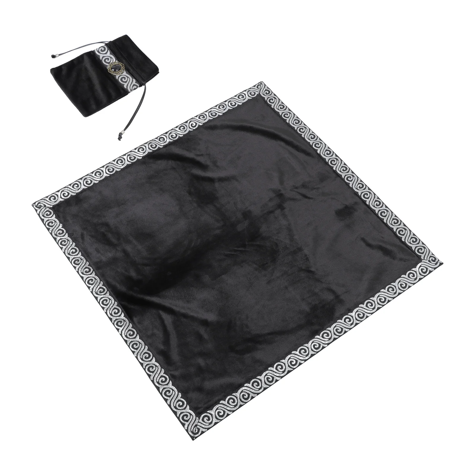 

Square Table Cloth Prop Cards Accessory Pouch Exquisite Unique Divination Velvets