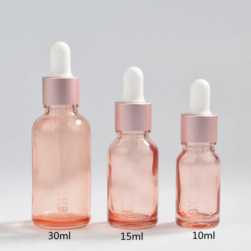

Wholesale10ml/15ml /30ml Glass Essential oil Bottles With Glass Dropper Perfume Bottle Cosmetic Packing Bottle
