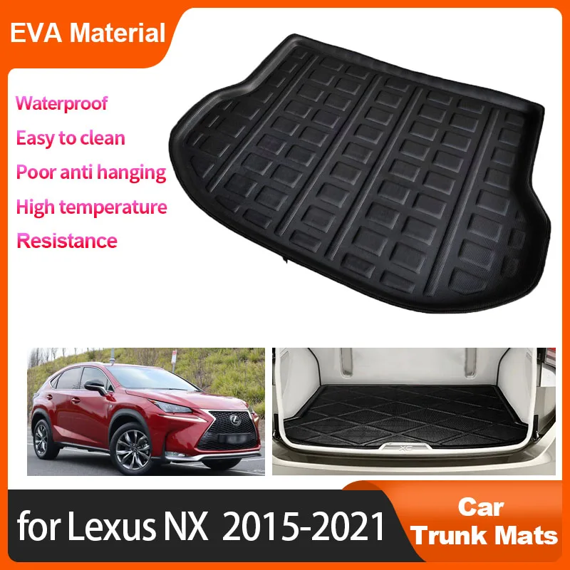 Авто коврик в багажник для Lexus NX 200 200t 300h 2021-2015 2017 2018 автомобильный задний грузовой