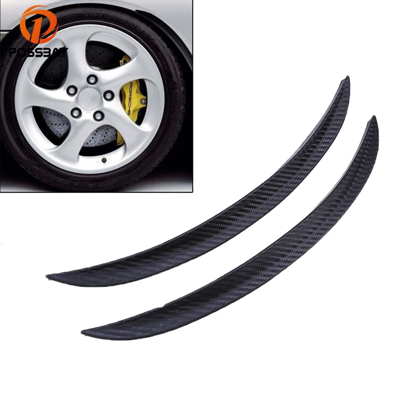 

POSSBAY Car Fender Flares Wheel Eyebrow Protector Mudguards Sticker Universal for Nissan Ford Peugeot VW Toyota Mudguard