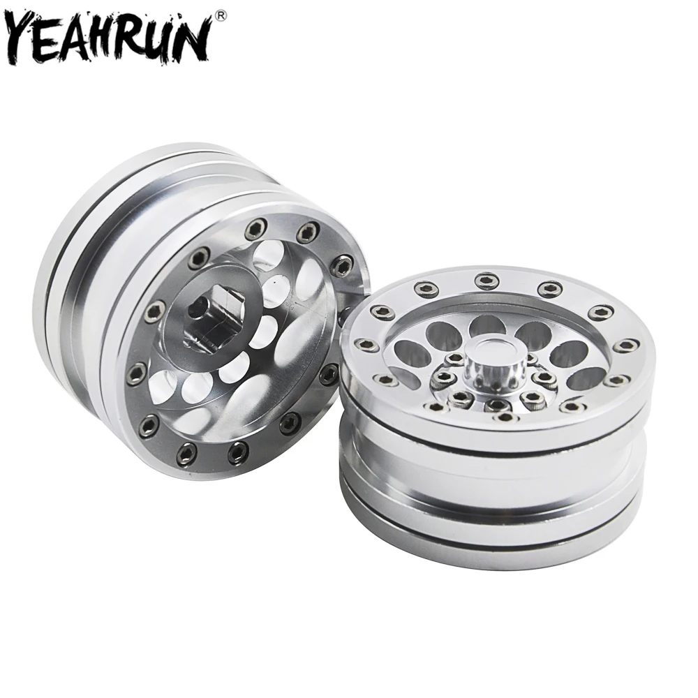 

Колесный обод YEAHRUN из металлического сплава, 1,9 дюйма, для моделей 1/10 Axial SCX10 90046 D90 D110 CC01 Traxxas TRX4, гусеничный автомобиль на радиоуправлении