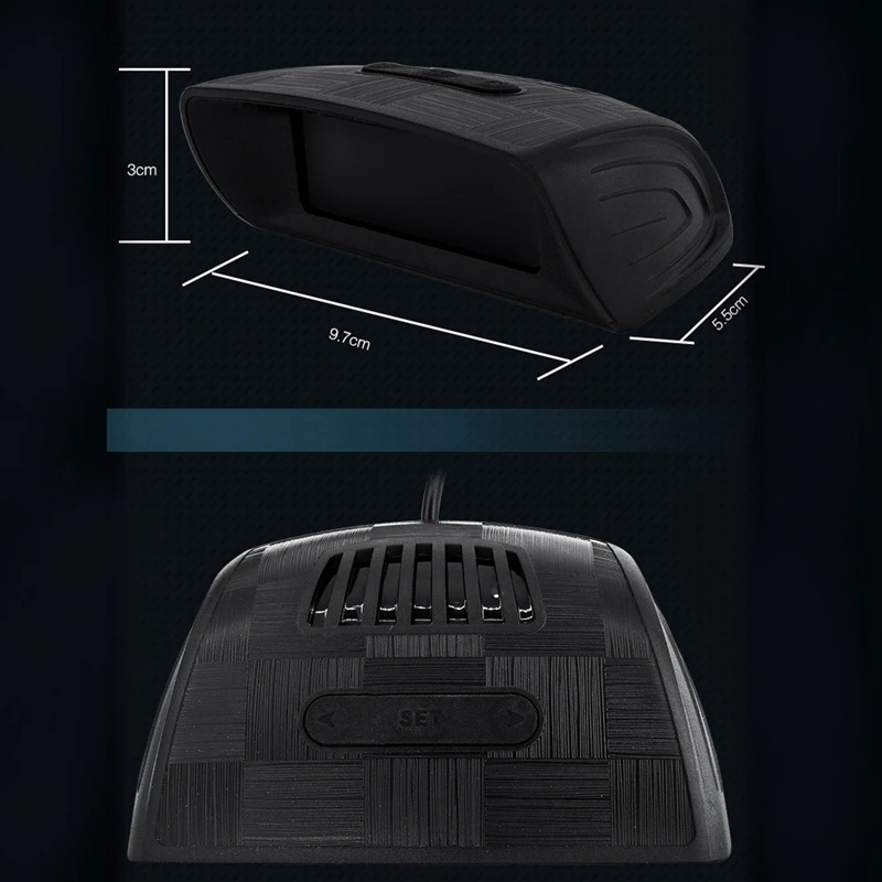 Автомобильный комплект датчиков парковки с ЖК-дисплеем видимый полный цифровой