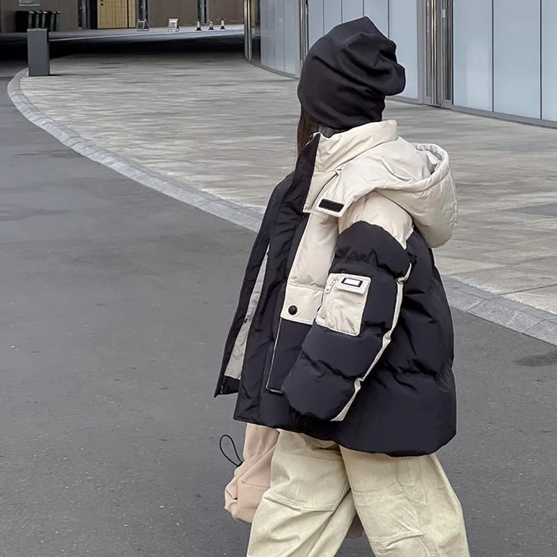 Детский пуховик с капюшоном на Возраст 4-12 лет