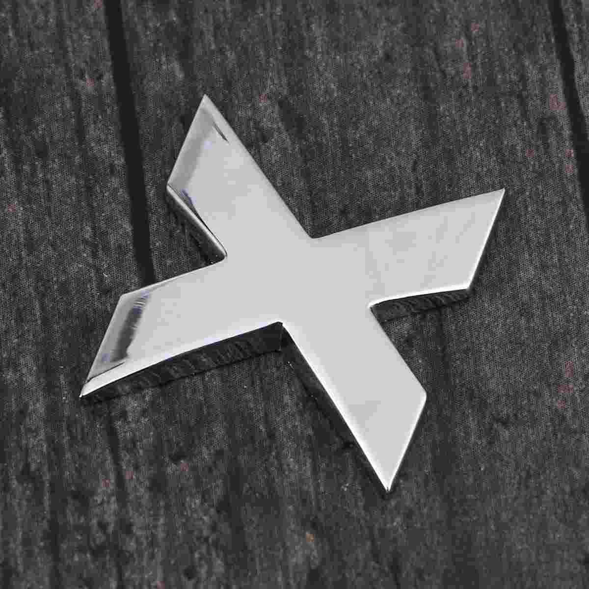 

1PC Metallic DIY Stylish Letter X Car Alphabet Sticker Car Styling Decal Emblem Sticker