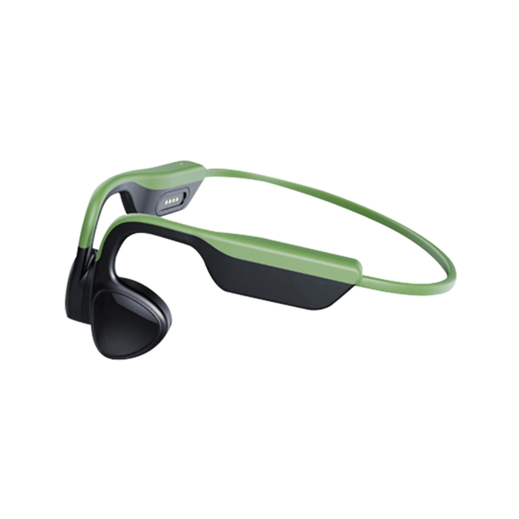 

X19 Bone Conduction Earphones TWS IPX4 Waterproof Wireless Bluetooth Headphones HIFI Headset Sport Earphone (Green)