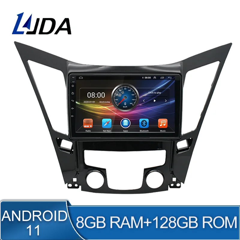 

Автомобильный мультимедийный плеер 6G + 128G DSP Android 11 для Hyundai Sonata 6 YF 2009-2014 2 Din автомобильный радиоприемник GPS Navi Stereo WiFi Octa Core