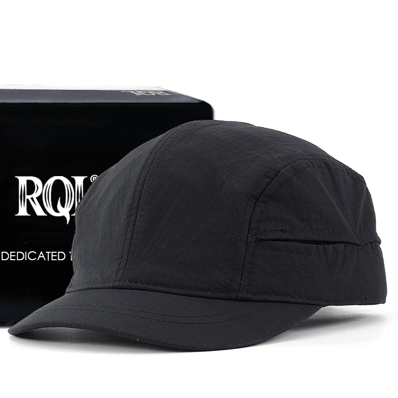 Бейсбольная Кепка Унисекс С Короткими Полями 5 см и застежкой сзади