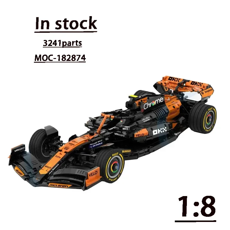 MOC-182874 формула гоночный F1 MCL38 Сращивание сборки строительные блоки модель 3241