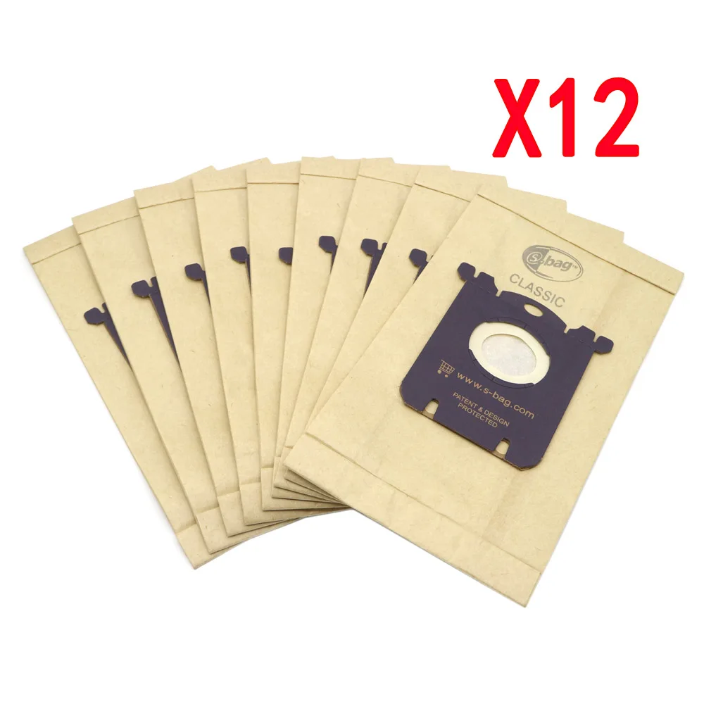

Мешки для пыли, S-Bag для пылесоса Philips, Electrolux FC8202, FC8204, FC9087, FC9088, HR8354, HR8360, HR8378, HR8426, HR8514, 12 шт.