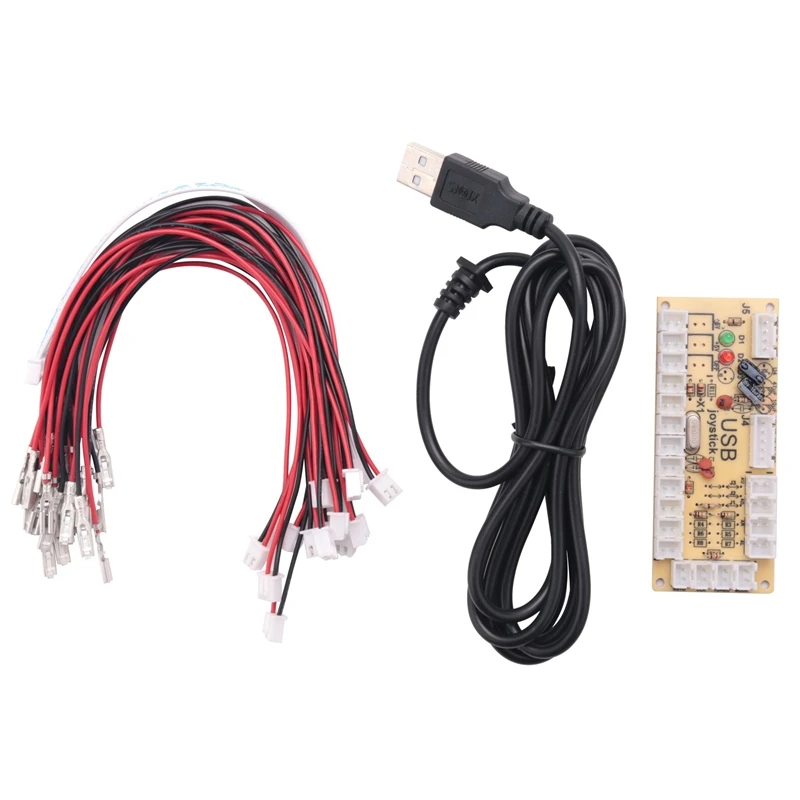 

HFES Нулевая задержка аркадная игра Usb кодировщик ПК для джойстика для Mame и Raspberry Pi Retropie проекты Sanwa детали