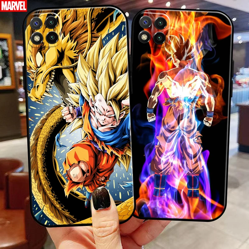 

Dragon Ball Anime Phone Case 6.53 Inch For Xiaomi Redmi 9C Funda Silicone Cover Carcasa Black