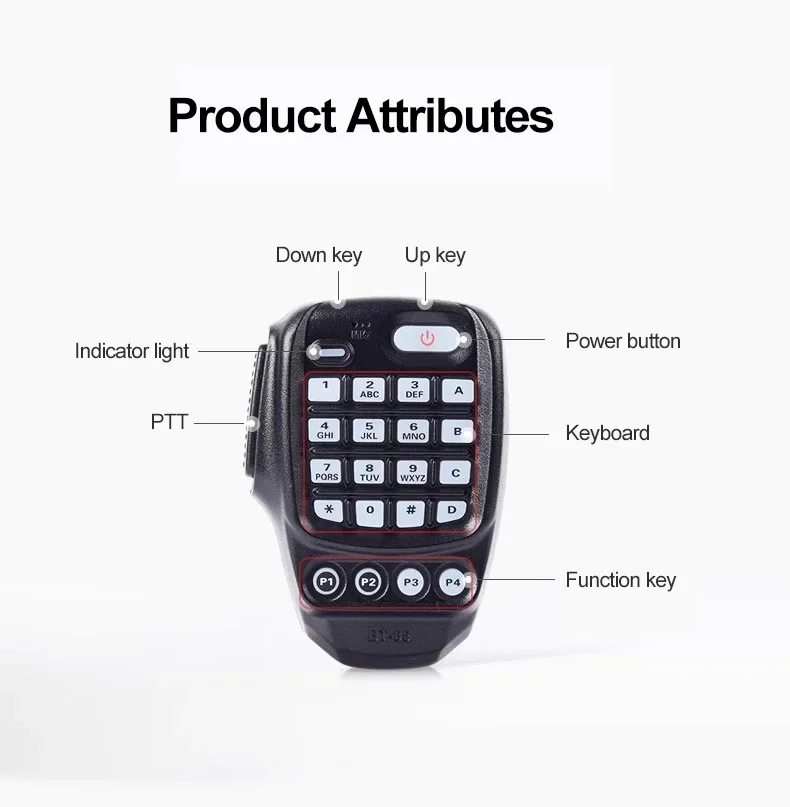 Беспроводной ручной микрофон Bluetooth BT-85 Huanyu BT-85 MIC, совместимый с автомобильными радиостанциями YAESU UV-серии, FTM, MH-48, SSM-85D, HAM (art.: 3920da021b7ca) - 3920da021b7ca