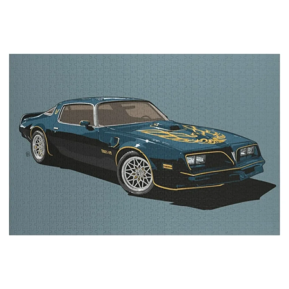 Пазл Trans Am имя деревянная игрушка персонализированный детский предмет