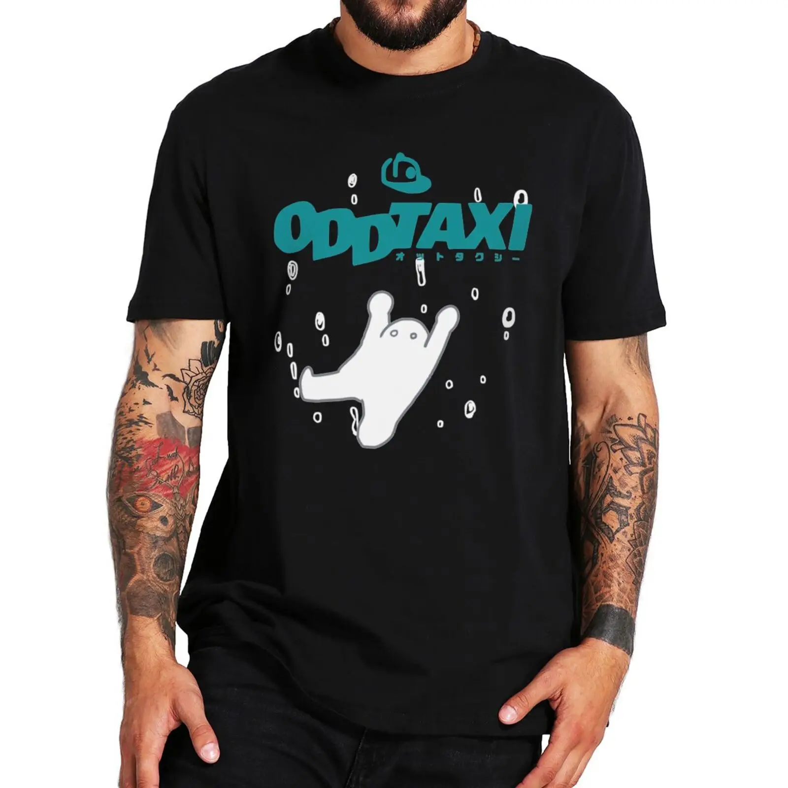 

Odd Taxi Sinking Classic T-Shirt 2021 Anime Manga Fans Harajuku T Shirt Premium 100% Cotton Soft Men's Clothing