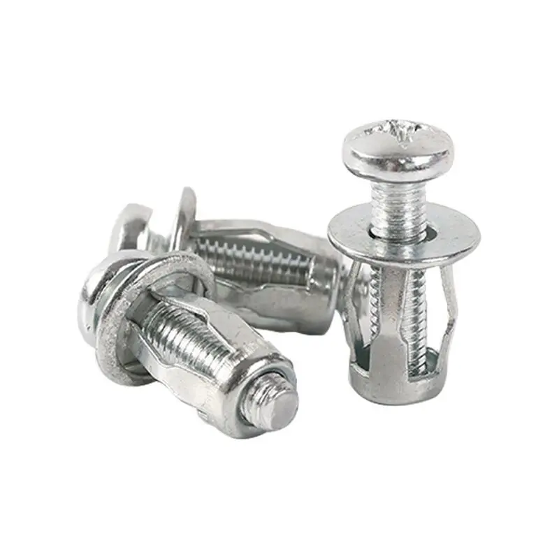 

10pcs M5/M6 Jack Nuts Car Metal Screw Petal Nuts Screw For Hollow Wall Iron Skin Petal Nut Lantern Type Rivet Screws
