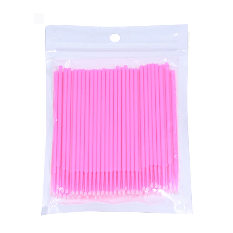 Набор из 100 шт. щеток для чистки ресниц Yelix