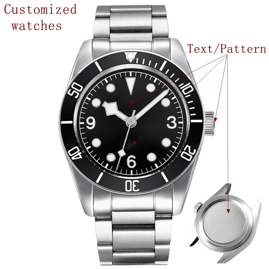

41mm Corgeut Luxury Top Brand Sport Sapphire Glass Sterile Black Dial PVD Mechanical Male Clock NH35 Automatic Mens Wrist Watch