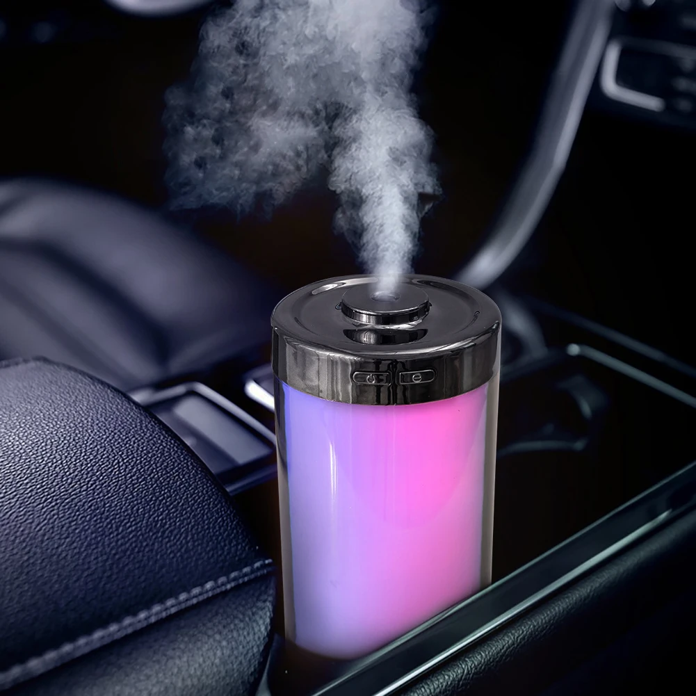 

Potable Car Air Humidifier Portable Air Freshener with LED Night Light USB Oil Diffuser for Home Car Accessories Interior