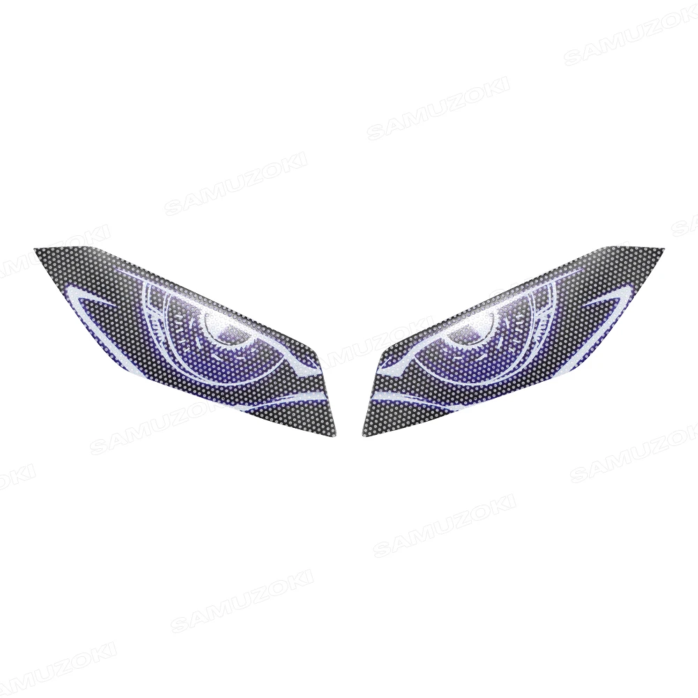 

Для YAMAHA MT-09 MT09 2017-2020 2018 2019 аксессуары для мотоциклов Защитная Наклейка на фары наклейка на глаза для фар