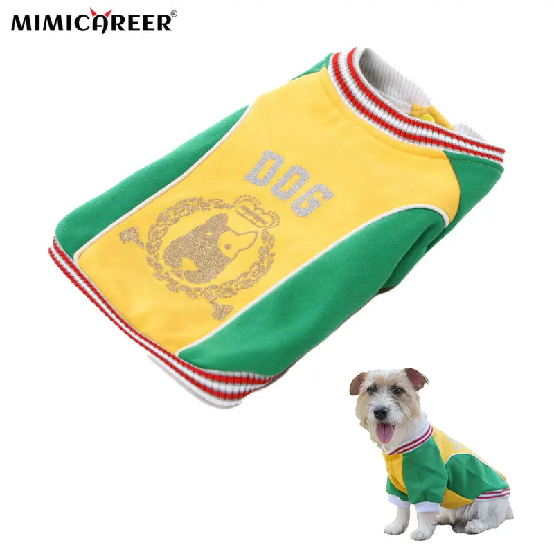 

Dog Clothes Spring Fall Fashion Color Matching Sweater Small Medium Dog Refreshing Breathable Shirt Button Coat Pet Supplies