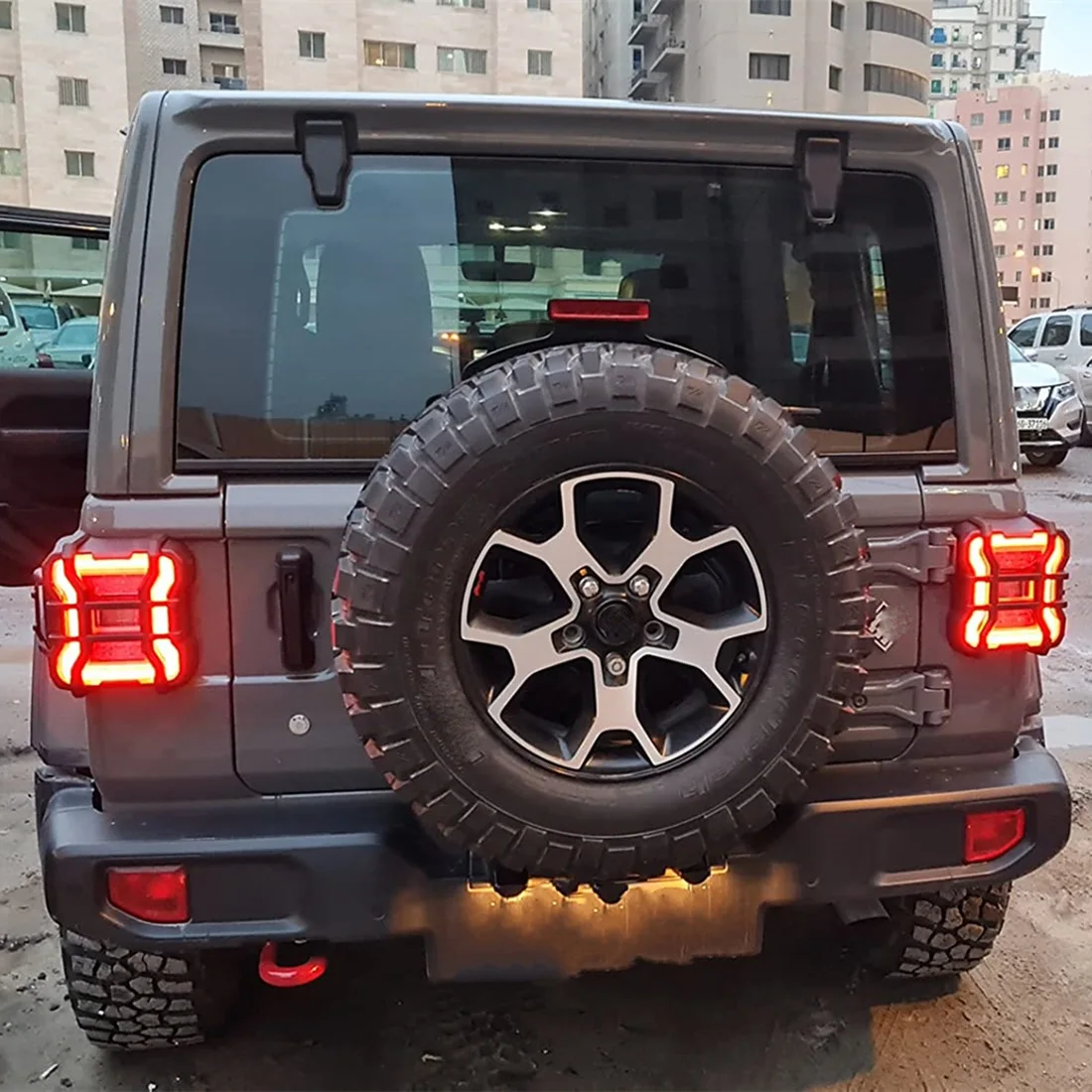 

Автомобильная фонарь, задняя крышка, защитные аксессуары для Jeep Wrangler JL 2018 2019 2020 2021 2022, черный