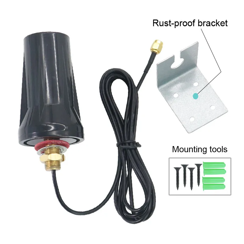 IP67 Waterproof 5G 4G LTE Full Band 600~6000Mhz Outdoor indoor Aerial WIFI External Omni GSM High Gain Antenna For Communication