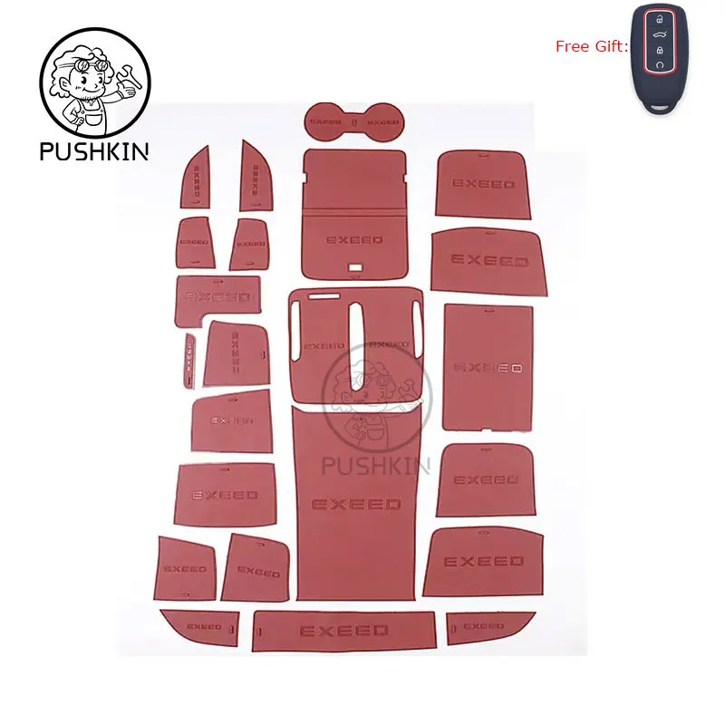 

Резиновый коврик для Chery EXEED RX 2023 2024, противоскользящая подставка под дверь, пыленепроницаемые автомобильные аксессуары