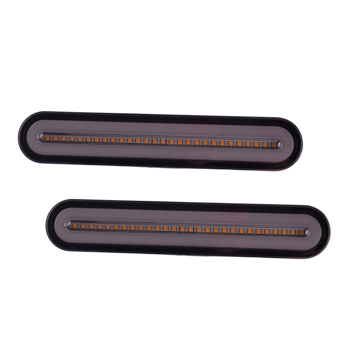 2Pcs Car 28 LED Dynamic Flowing Signal Indicator Lamp Stop Turn Brake Rear Tail Light Truck Trailer RV Bar Tow Boad