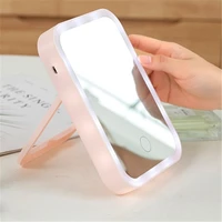 led brightness makeup mirror touch screen vanity mirror with usb adjustable rechargeable beauty tool