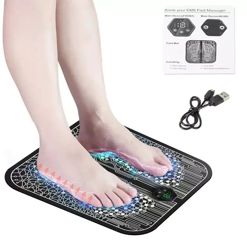 

NEW Foot Massager Feet Muscle Massager Mat Body Massager Machine For Home 6 Massage Modes 19 Intensity Levels