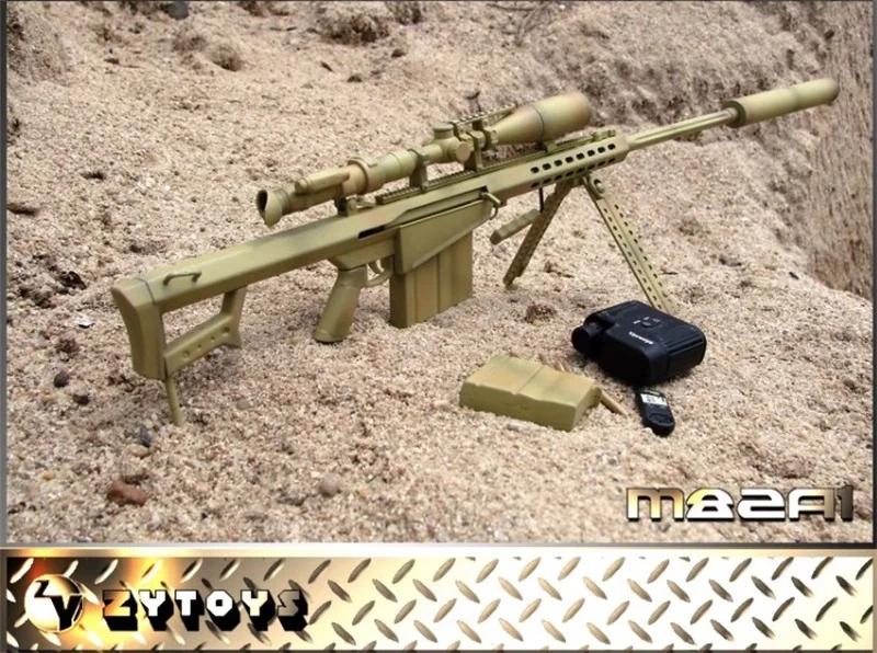 

ZYTOYS ZY8015 1/6 Soldier M82A1 Sniper Weapon High Quality Model Fit 12'' Action Figure Body In Stock