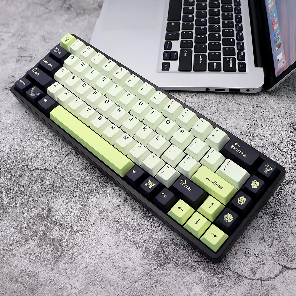 

136 Keys PBT Keycap Cherry profile Keycap Dye Sublimation For MX Switch Mechanical Keyboards Cherry Key Caps GH60 GK61 GK64