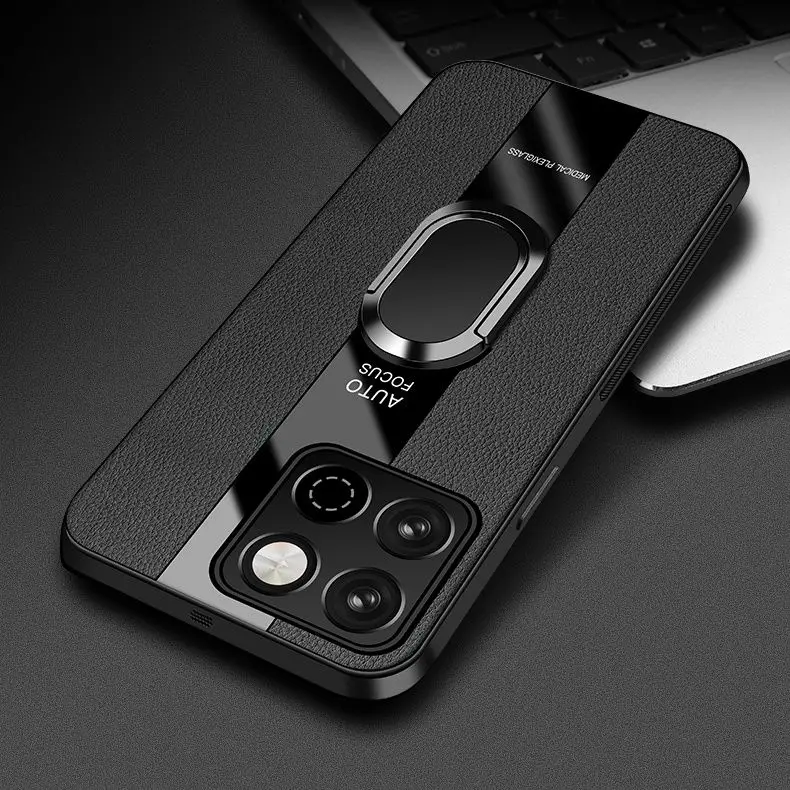 Чехол для Honor 200 Smatr роскошный кожаный чехол с магнитным кронштейном X7C