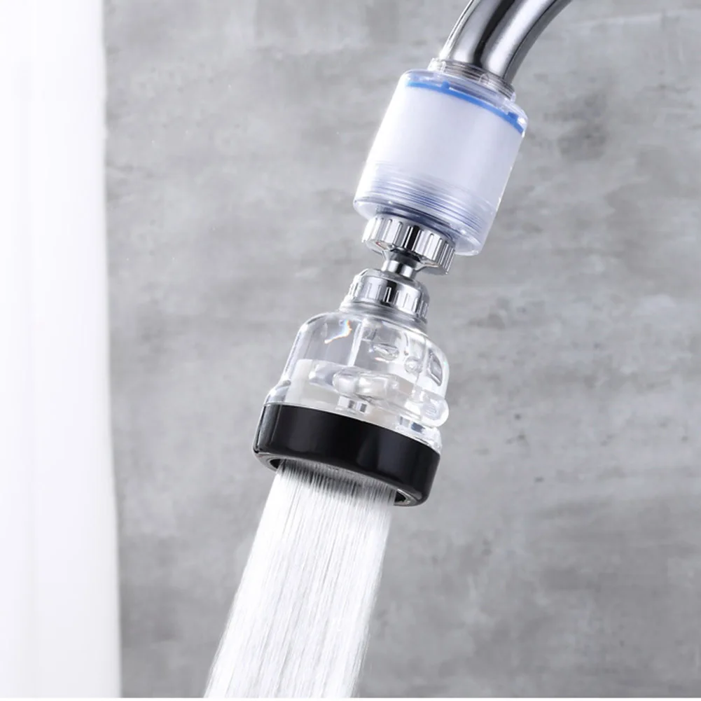 

360 Degree Rotating Tap Extender Filters Pressurization Faucet Nozzle Filter Kitchen Gadgets Water Purifier for Wash Vegetable