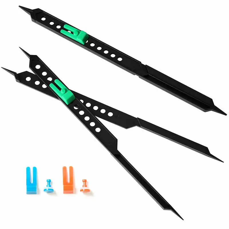 

Adjustable Scale Divider Drawing Tool For Students Plastic Multi-functional Drawing Ruler Teaching Painting Tools Gauging Tools