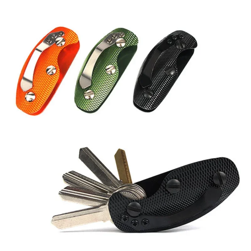 

EDC Gear Keychain Gadgets Holder Folder Clamp Pocket Multi Tool Small Tools Collection