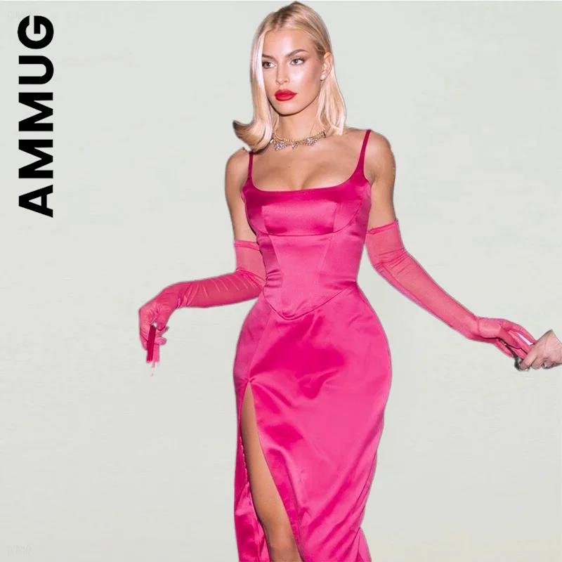 

Ammug Dress Women New Korean Dresses Black Elegant Dress Sexy Birthday Dress Elastic Female Vestidos Dresses Woman