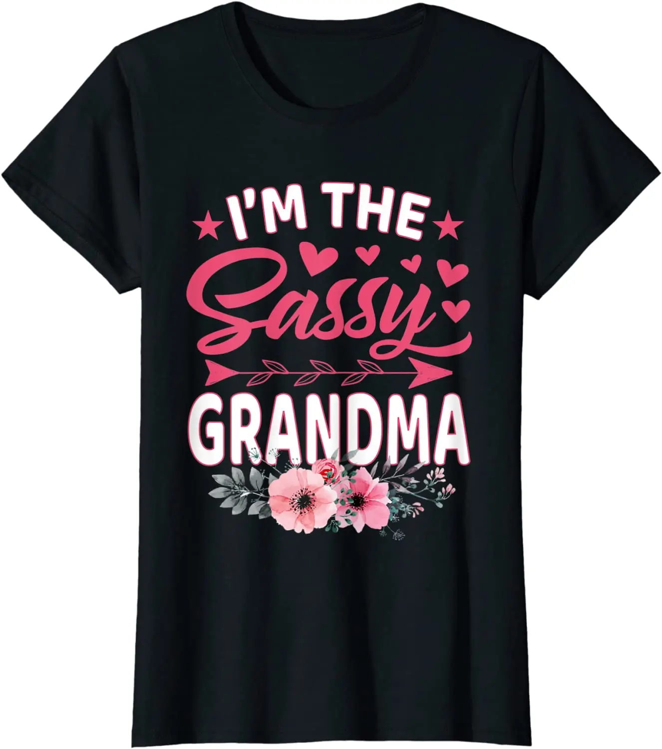 

Футболка с надписью I'm The Sassy, подарок на день матери бабушки