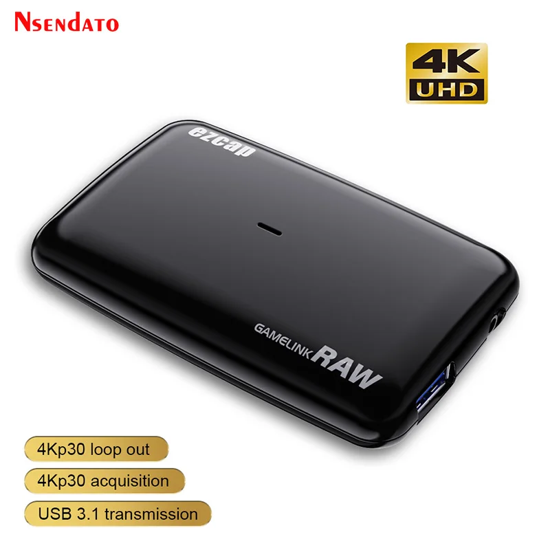 

Ezcap321 4K 30 Гц USB3.0 HDMI видеозахват для игр коробка для потокового видео в реальном времени записывающее устройство захват 1080P 120fps для ПК PS5