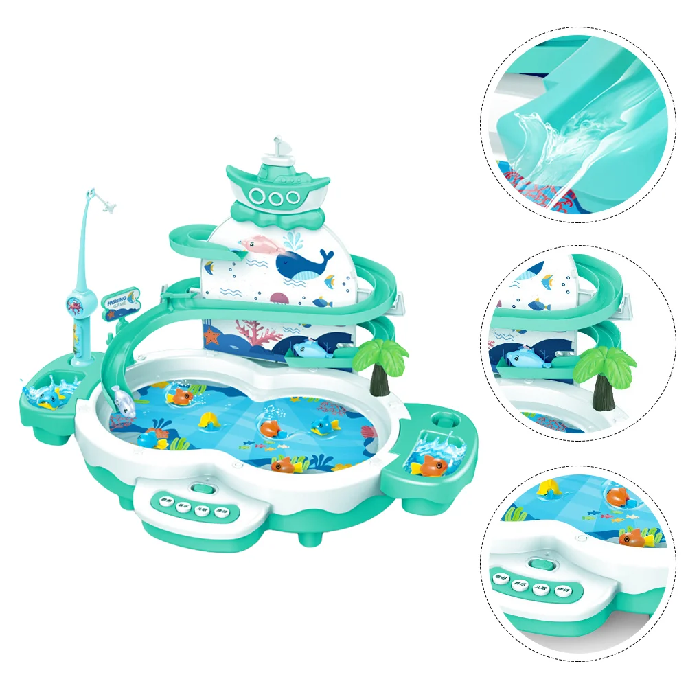 

Toy Game Kidsmagnetic Catching Gameseducational Electric Set Slid Rail