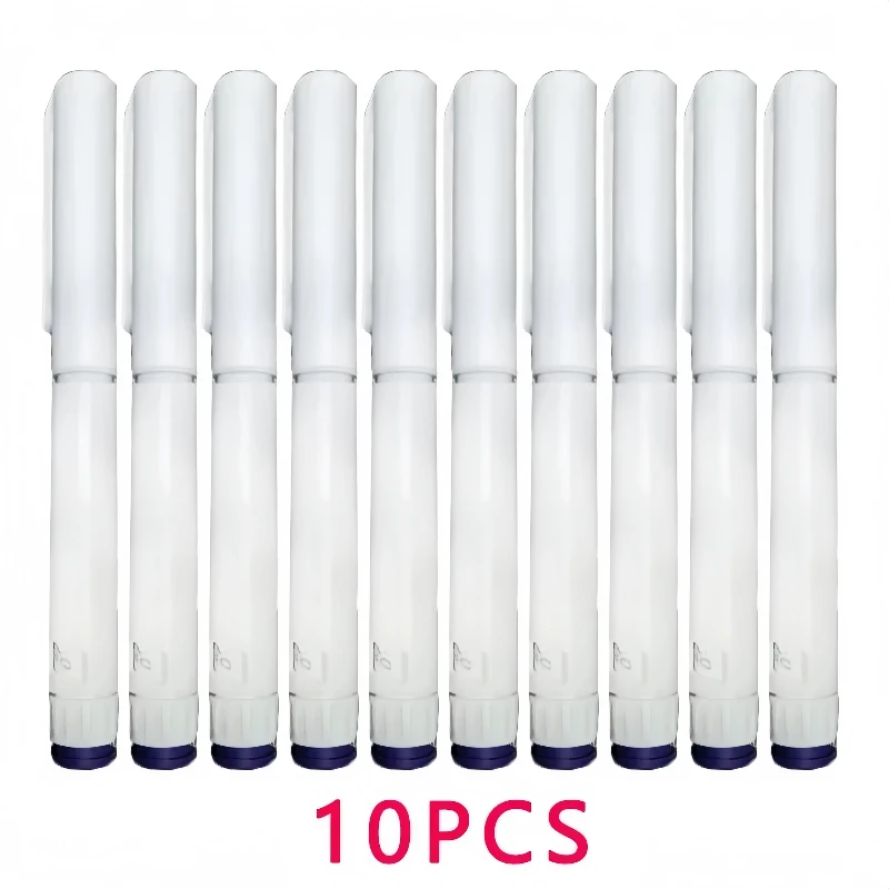 Фото Одноразовая ручка-аппликатор для инъекций пептидов Magic Beauty Needle Hyaluron Pen с точной регулировкой дозировки, домашний косметический инструмент, без лекарственных добавок. №1