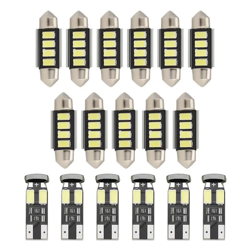 

17 шт./комплект, лампы для Mercedes Benz W164 T10 36 мм 5630 SMD 12 В