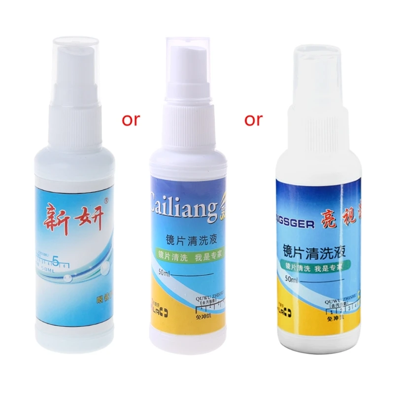 

50ml Glasses Lens Cleaner Wipe Nursing Liquid Phone Screen Sunglasses Cleaning A