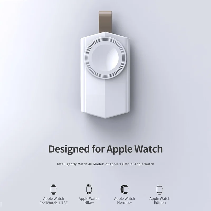 Портативная беспроводная док-станция для зарядного устройства iWatch серии 7 SE 6 5 4 3 2