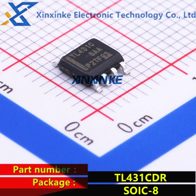 

TL431CDR TL431C SOIC-8 Voltage References Shunt Adjustable Precision References Power Management ICs Brand New Original