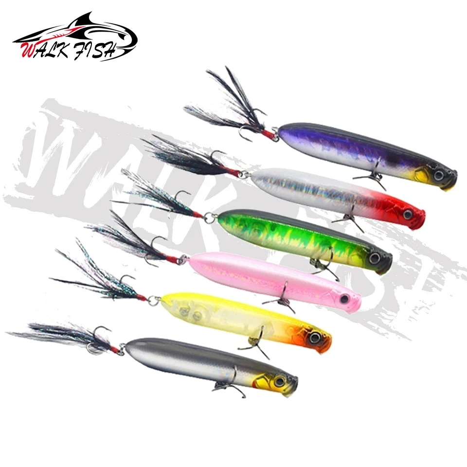 WALK FISH 1 Шт. Плавающая Рыболовная Приманка-поппер 10 Г/16 5 Г Наживка Для Морской