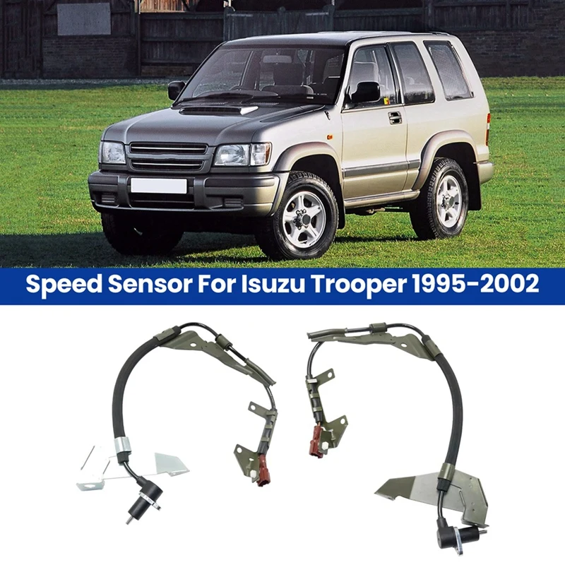Car Front Left And Right ABS Speed-Sensor Set For Isuzu Trooper 1995-2002 8971323071 8971323081