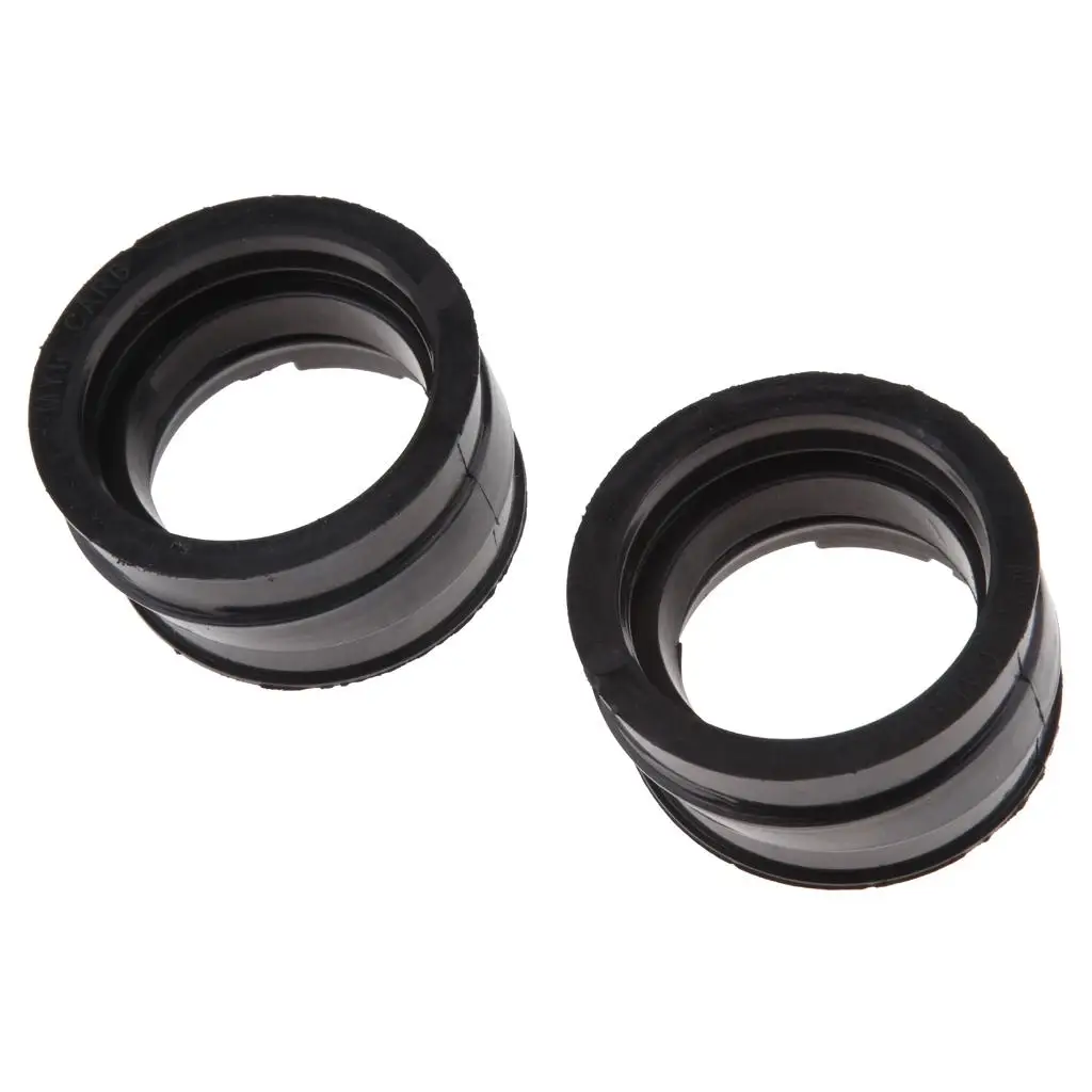 2pcs Rubber Intake Joint Carburetor Kit for HONDA XRV 750 Africa Twin 93-03